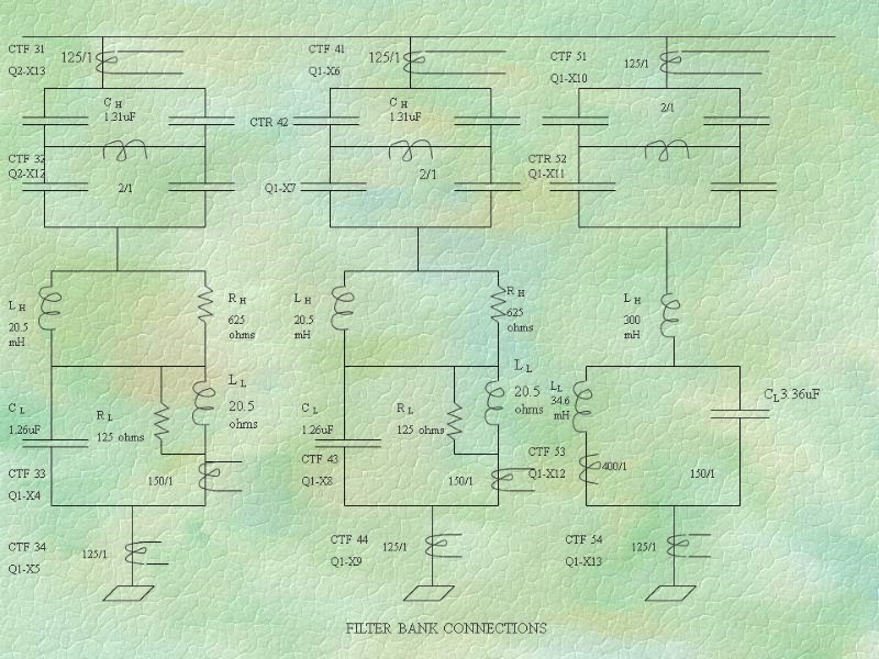 CTF 31 Q2-X13 CTF 41 Q1-X6 125/1  C H 1.31uF 2/1  C